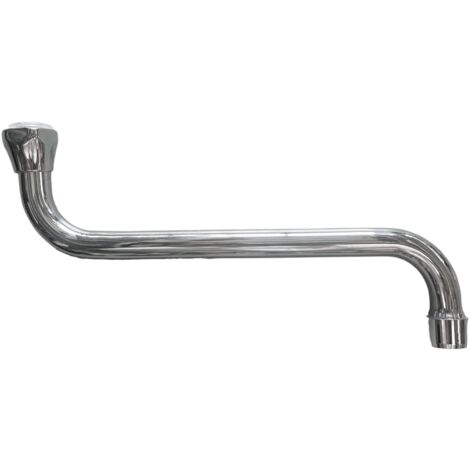 Bagnoclic – Bec pour robinet universel 25 cm – Raccord 3/4 standard – Laiton pour installation facile – Compatible salle de bains et cuisine