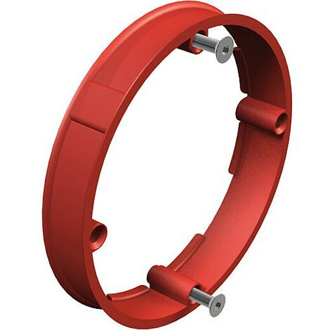 Bague d'ajustement pour mur plein, diam. 70 mm, p  :  24 mm, rouge, type UV 70 PA/24, UE  :  25 pcs