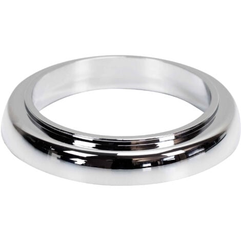 TYCNER Bague de base de robinet de salle de bains + joint sous laveuse plastique chromé
