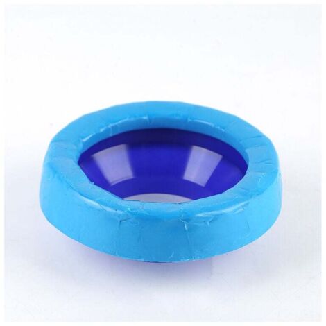 Bague de cire pour toilettes, ensemble de bagues de cire pour toilettes, bague d'étanchéité pour toilettes, accessoires d'installation de toilettes, bleu