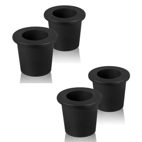Bague de fixation pour parasol de table de patio, manchon stabilisateur noir