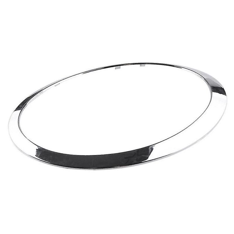 Fei Yu - Bague de garniture de phare avant gauche chromée 51712355798 pour R56/55/57/58/59 07-15 Bague de sourcil chromée Cov