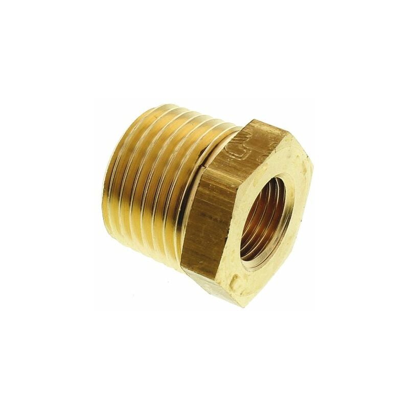Bague de réduction Laiton Droit Legris r Mâle 1/2pouce - Femelle 1/4pouce ( Prix pour Paquet de 5 )