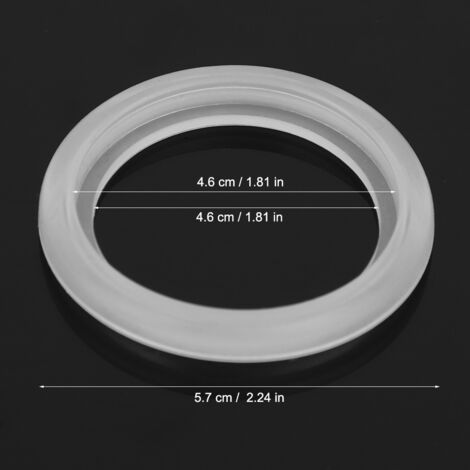 Bague de scellement silicone GS-R004, blanc, 4.6x4.15 cm pour machine espresso