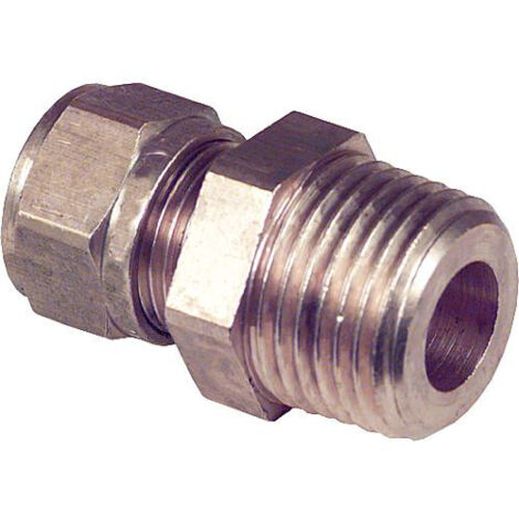 Bague de serrage a vis en laiton Raccord a vis conique 12x1/2" WG809 "