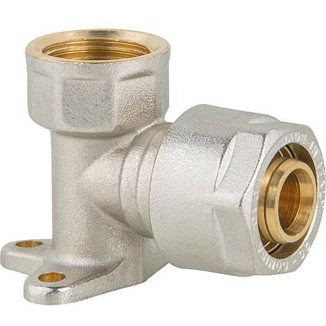 Bague de serrage multicouche Coude mural 90° femelle 16x2mm - 3/4"