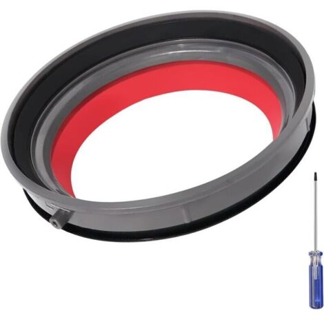 bague d'étanchéité fixe poubelle à poussière pour Dyson V10 SV12 SV13 SV27 accessoires d'aspirateur,Pièce de rechange bague d'étanchéité + tournevis T8