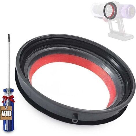 Bague d'étanchéité fixe pour Dyson V10 SV12 aspirateur rechange Accessoires, Poubelle à Poussière Fixes avec tournevis Torx