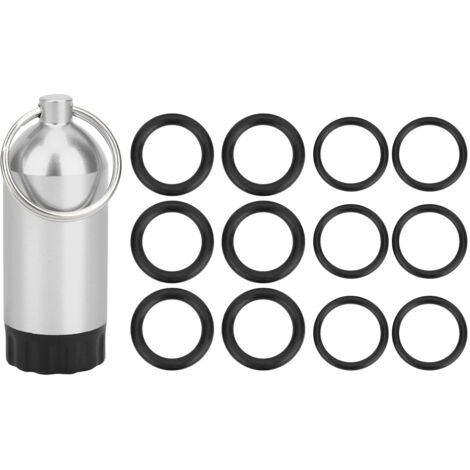 Bague d'étanchéité pour valve de bouteille de plongée, joint torique pour mini bouteille de stockage OR MT02 (Argent)