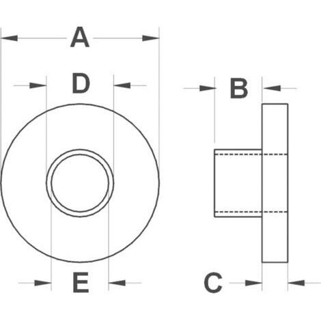 Bague d'isolation TRU COMPONENTS TC-TW189A203 1592730 Ø extérieur: 18 mm, 12.4 mm Ø intérieur: 9.3 mm 1 pc(s) S054271