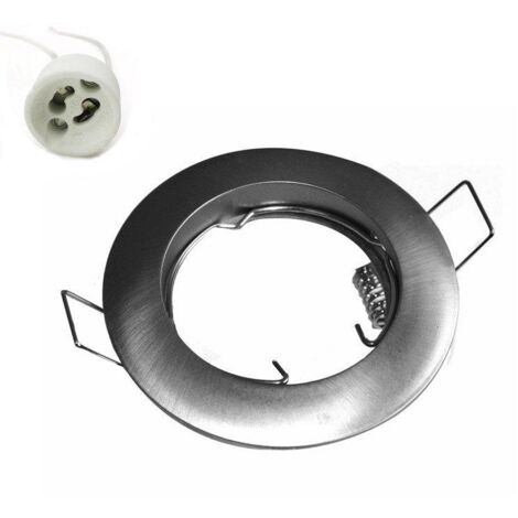 Bague fixe en nickel mat Gu10 910603