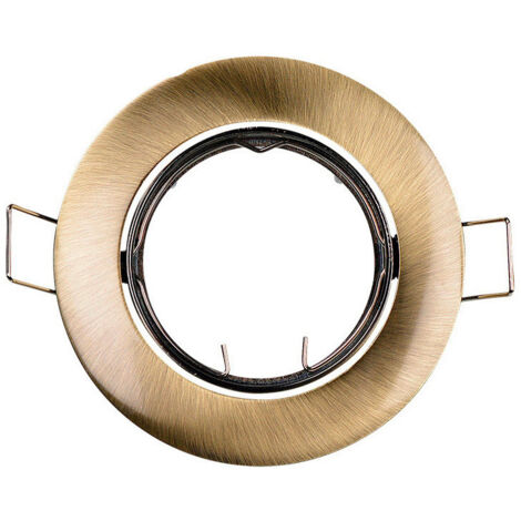 Bague Halogène Edm Or Vieil Orientable, Finition Or Vieil élégante - Edm