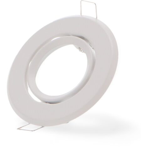 Bague inclinable ronde blanche Série Eco pour GU10/MR16 - Ledme - LM4318