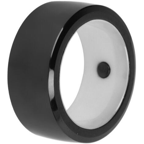 Bague Intelligente NFC en Céramique R5 - Fonctions Multiples, Détection Universelle, 128GB, Compatible Smartphone