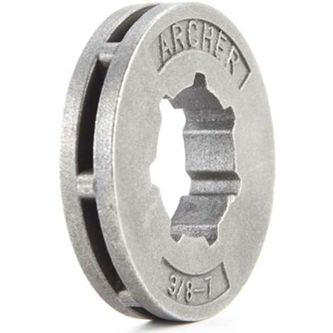 Bague mini pour pignon tronçonneuse 3/8". 7 dents.