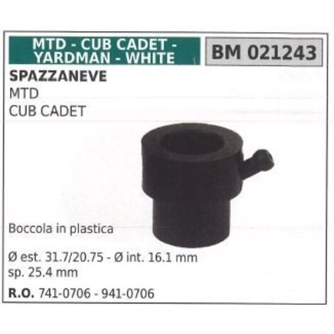 Bague plastique MTD pour chasse-neige 021243