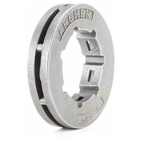 Bague standard pour pignon tronçonneuse  404".  7 dents.