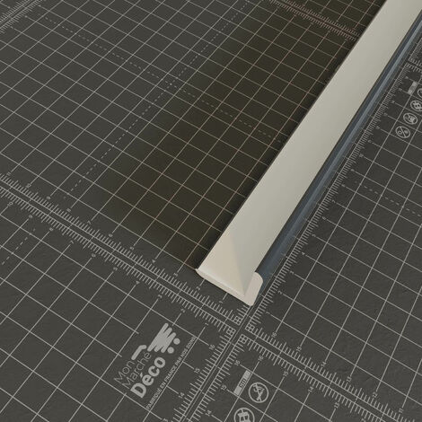 Baguette d'Angle PVC Cellulaire 25 mm - Longueur 1 m - Anthracite