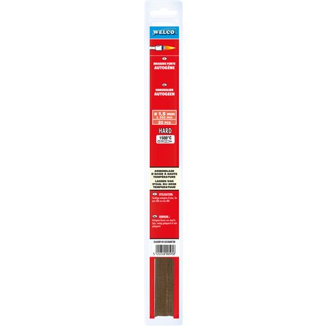 Baguette De Brasage Fort Welco Acier / Fer - 20 Pièces