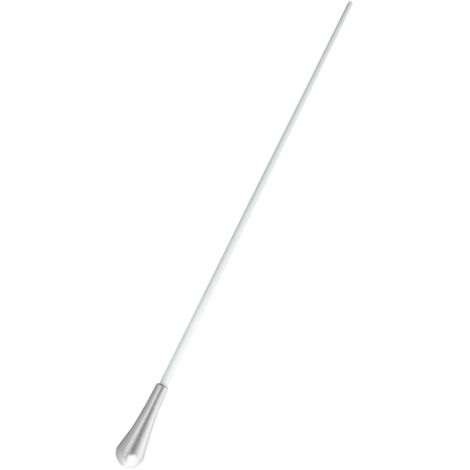 Baguette de chef d'orchestre en aluminium léger, parfaite pour concerts et répétitions - Design argenté moderne