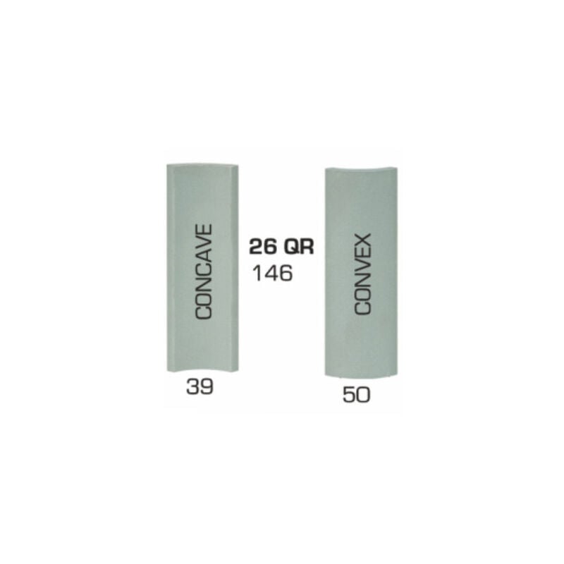 Baguette de finition pour Carrelage grès cérame victorian specials 1/4 round boîte de 0.90 ml / pas m2 Gioia Materia 14 - Black 14 - Black - -