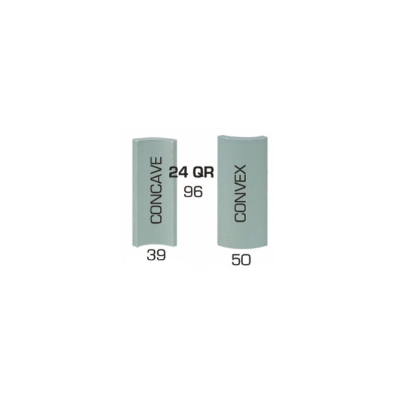 Baguette de finition pour Carrelage grès cérame victorian specials 1/4 round boîte de 1 ml / pas m2 Gioia Materia 16 - White 16 - White - - boî