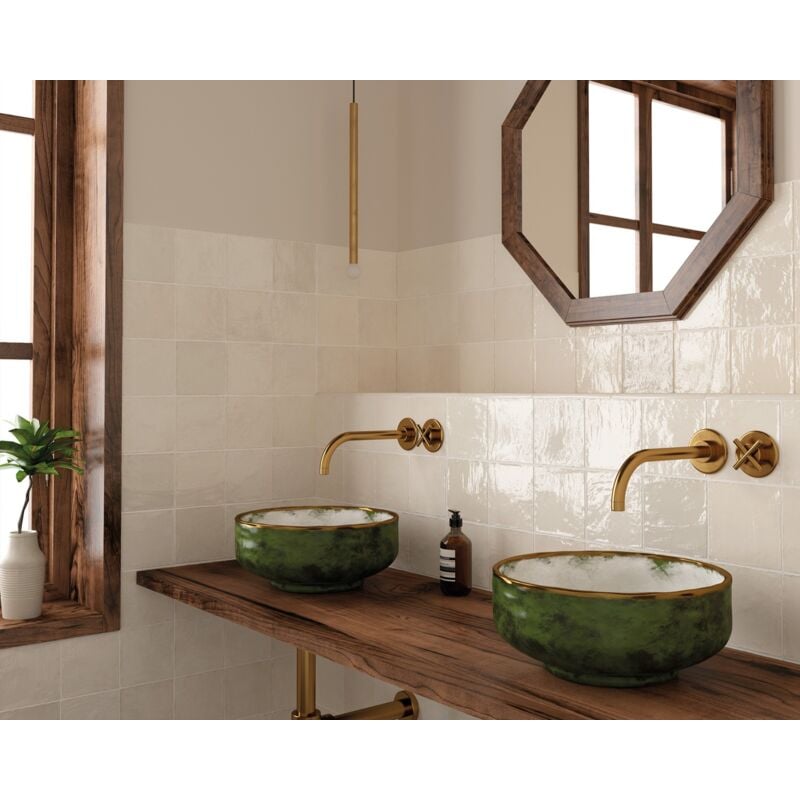 Faïence - la riviera - ginger - 3X20 pencil bullnose - Vendu à l'unité