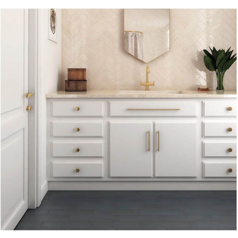 Nais - Baguette de finition pour Carrelage mural faïence effet zellige la riviera Bullnose Jolly 20x1,2 cm boîte de 2 ml / pas m2 - Gioia Materia