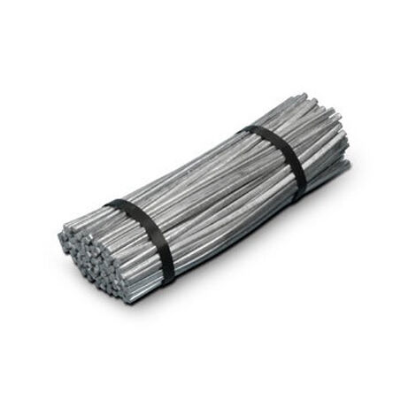 Baguette de soudure à l'arc 1kg – FE054994 – Étain 33% pour plomberie et zinguerie – Dimensions 340 x 10 x 12 mm