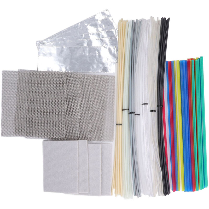 Baguette de Soudure en Plastique, 12 Couleurs Baguette de Soudure en Plastique Anti-âge abs pp pu pe pa pc tpo 106PCS pour Pare-chocs de Kayak