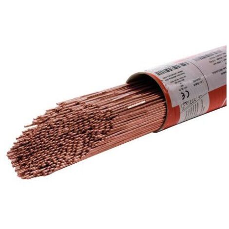 Baguette TIG acier F57BP 2.4mm – Étui de 5kg – Soudage aciers au carbone et faiblement alliés – Résistance à la traction 530 MPa