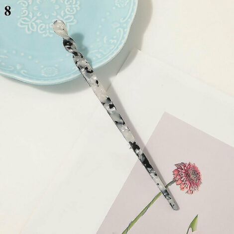 Baguettes à cheveux rétro chinoises en acétate pour femmes, épingles à chignon - 9 - B8