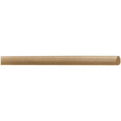 Baguettes cannelées L.1m D.10mm Bois d'acajou