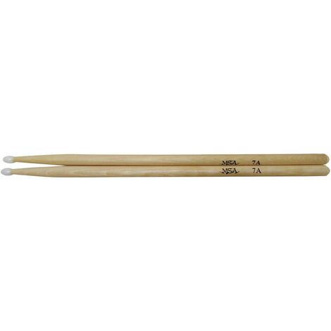 Baguettes de batterie MSA Musikinstrumente Baguettes 7A N naturel