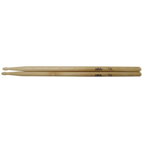 Baguettes de batterie MSA Musikinstrumente Baguettes 7A naturel