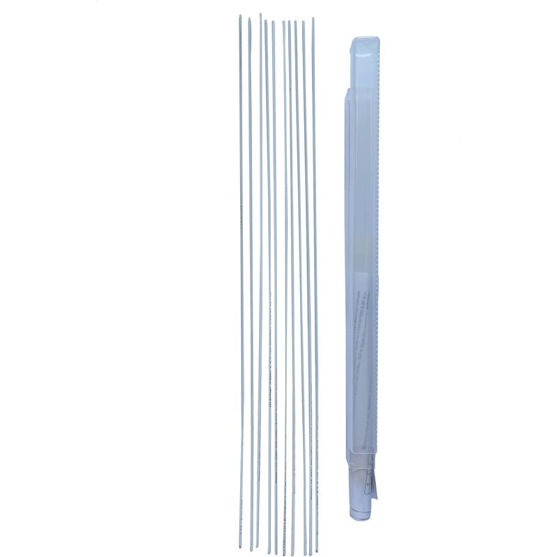 Selectarc - Baguettes de brasage laiton 2 mm enrobe pour soudobrasure brasure fer 10 pièces