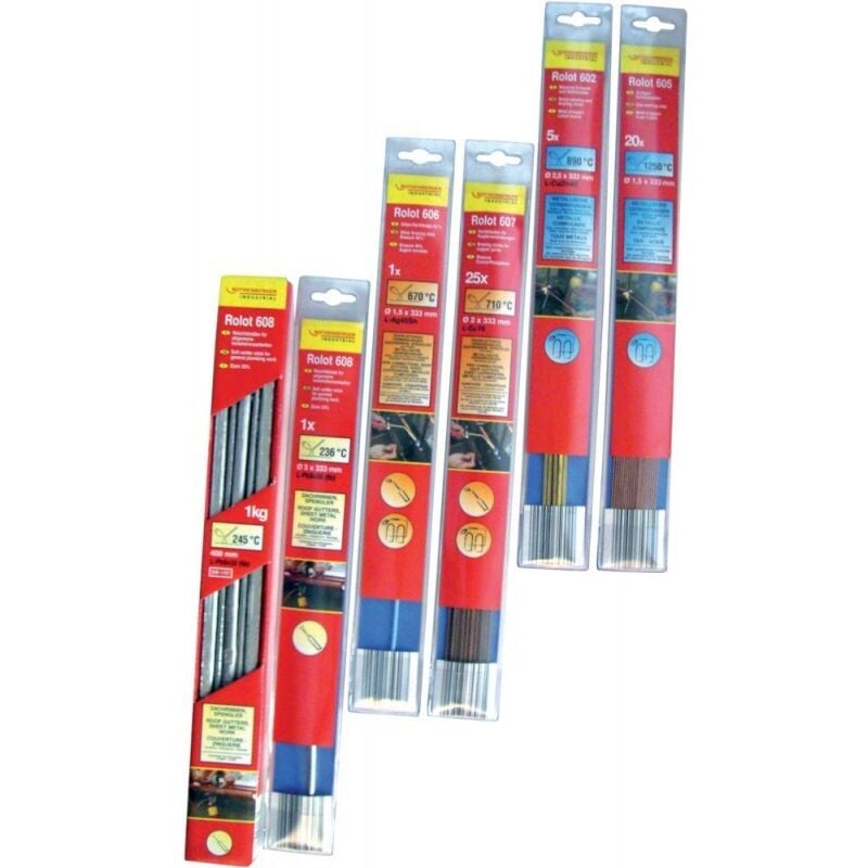 Rothenberger - Baguettes de brasage Rolot Nr.3.5602SB a 5 pièces.