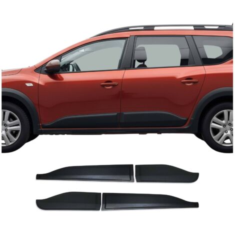 Baguettes de Porte protection Latérale pour Dacia Jogger 2022-2026 4Pcs Noir