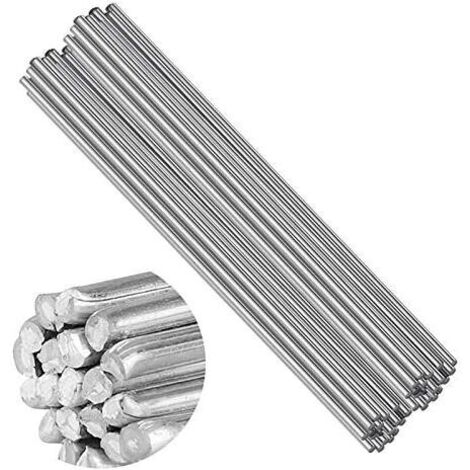 Baguettes de soudage, 50 électrodes de brasage aluminium basse température de 2,0 mm – baguettes de soudage à fusion facile – résistantes à la corrosion (50 cm)