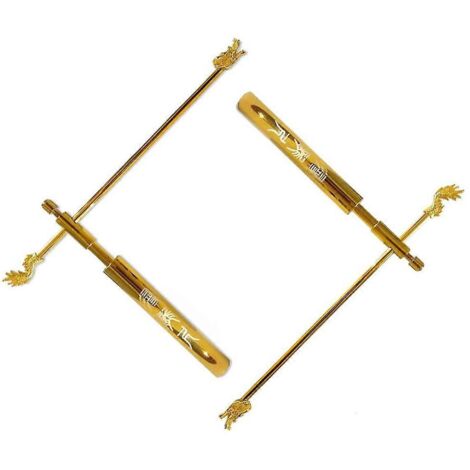 Baguettes de sourcier en cuivre Golden Dragon, détachables et faciles à transporter