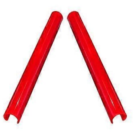 Baguettes décoratives rouges pour calandre avant de voiture - Style sport - Modèle 1