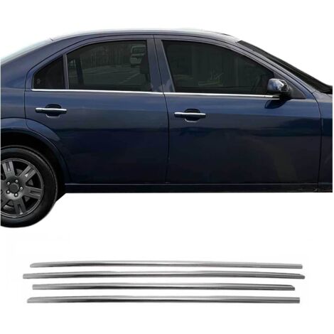 Baguettes pour contour Latérales pour Ford Mondeo Berline 2000-07 inox chrome