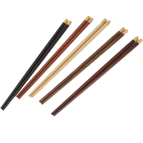 Baguettes Réutilisables en Bois pour Sushi - Ustensiles de Cuisine Écologiques Cadeaux Maison