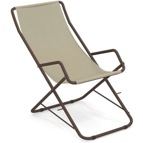 Bahama Sdraio Marrone D'India / Textilene Beige 5154