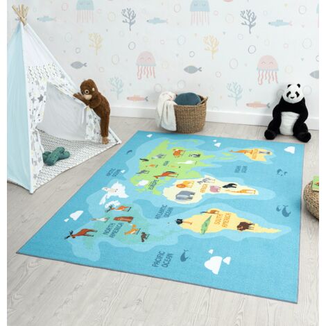 Bahar Shaggy tapis salon haut poil 30 mm blue, 160 x 220 cm