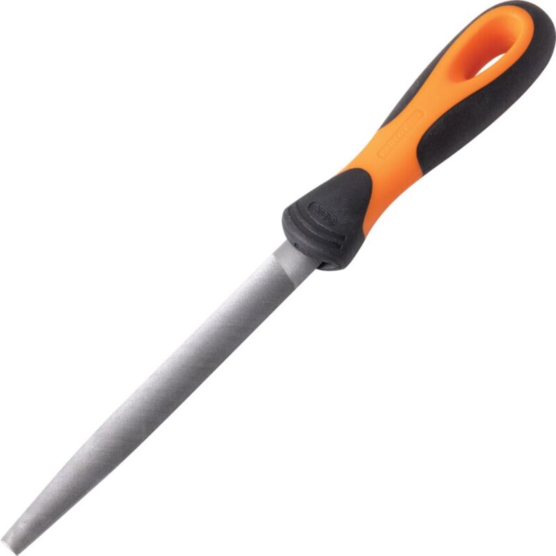 Bahco 6"(150mm) H/ROUND SMOOTH ENGINEERS FILE + HANDLE
