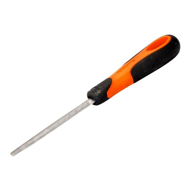 1-210-08-1-2 ergo™ Handled Half-Round Bastard Cut File 200mm (8in) BAH21081H - Bahco