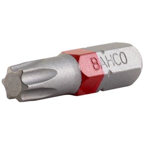 Bahco 1/4 Bits konisch, für TORX-Schrauben 25 mm - T20, Farbkodierung