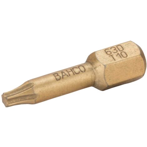 Bahco 1/4 Diamant-Torsions-Schraubendreher Bits für TORX-T40-Schrauben 25 mm - 5 Stk. pro Kunststoffbox