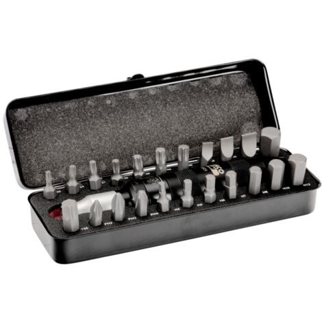 Bahco 1/4-Schlagschraubendreher-Satz für Phillips- und TORX-Schrauben 45 mm x 70 mm x 197 mm - 23-tlg.